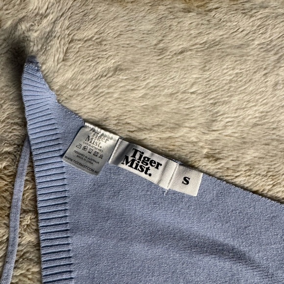 Tiger Mist Blue Midi Skirt - Picture 3 of 3